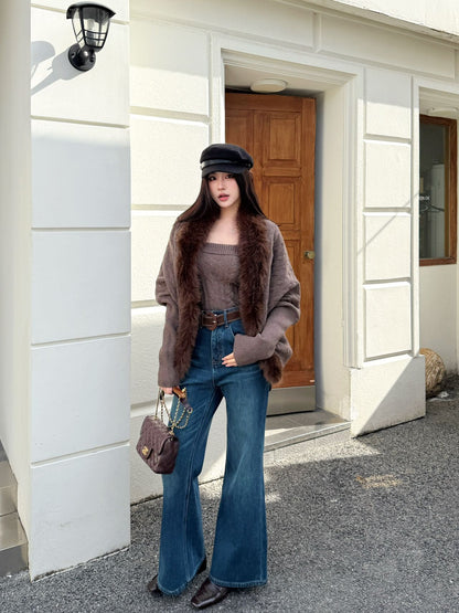 Miu NEW  knit tank top cardigan