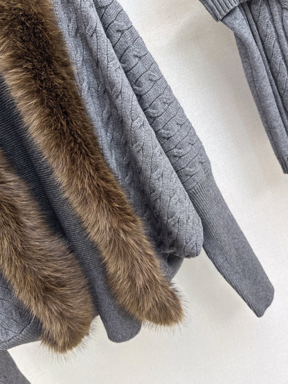 Miu NEW  knit tank top cardigan