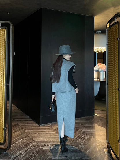 Brun NEW woolen skirt