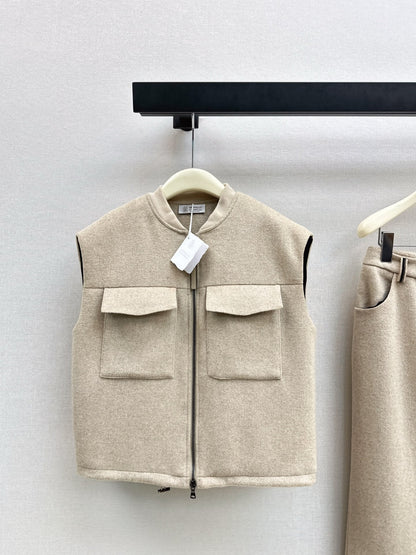 Brun NEW woolen vest