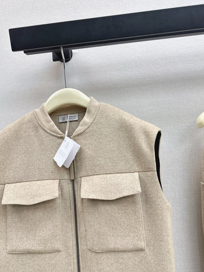 Brun NEW woolen vest