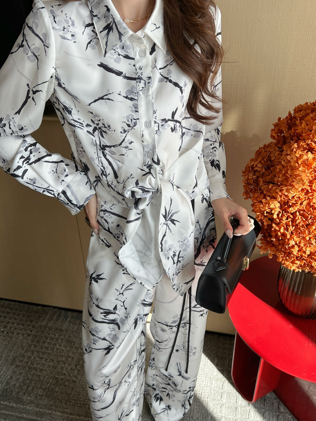 CD NEW printed pants