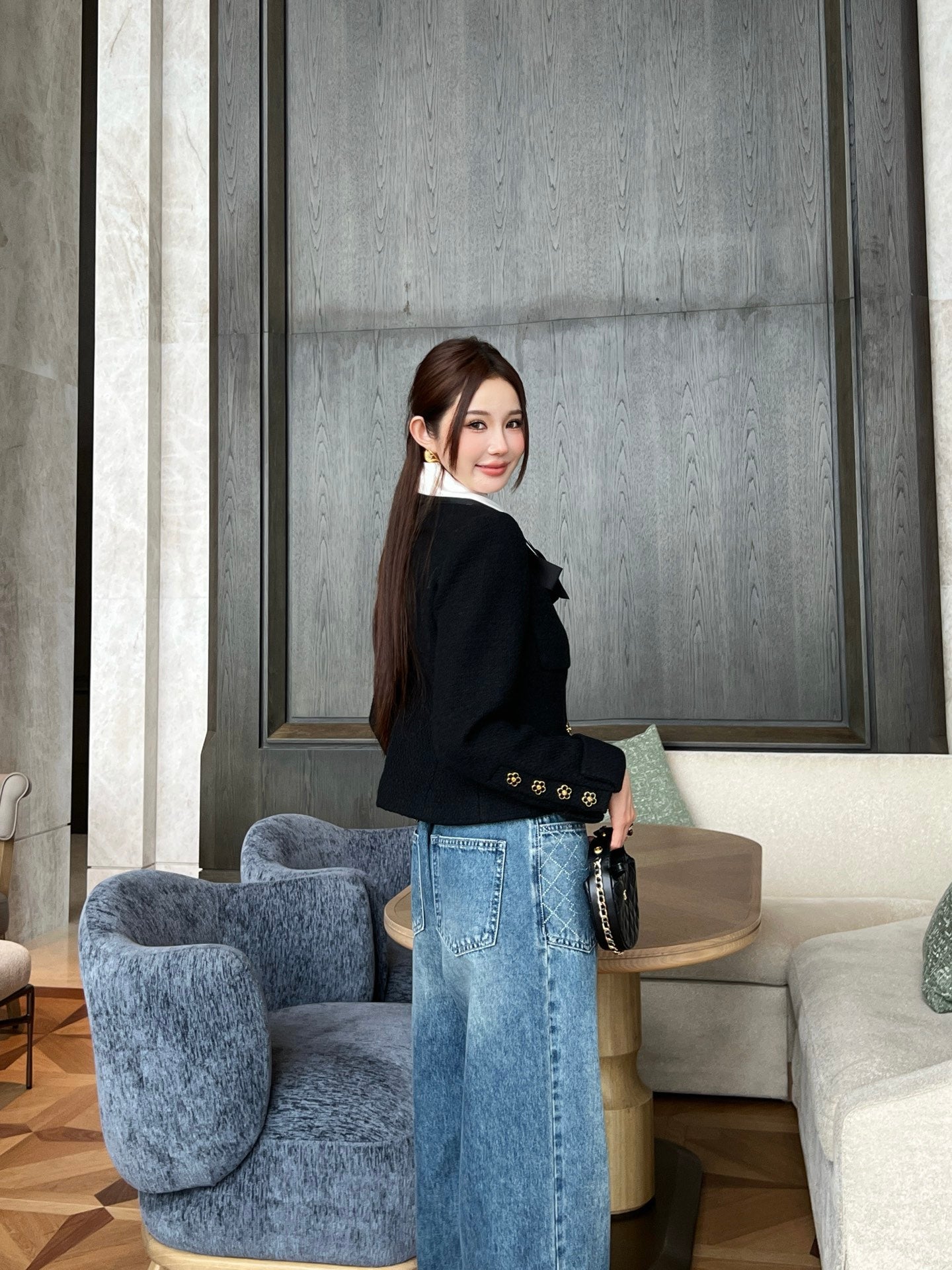 Chan NEW woven jacket