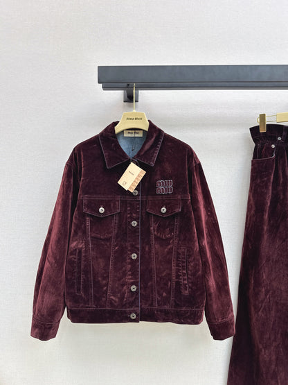 Miu NEW velvet jacket