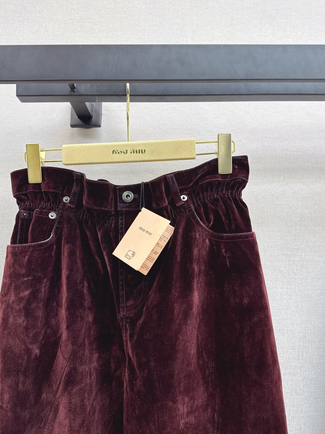 Miu NEW velvet pants
