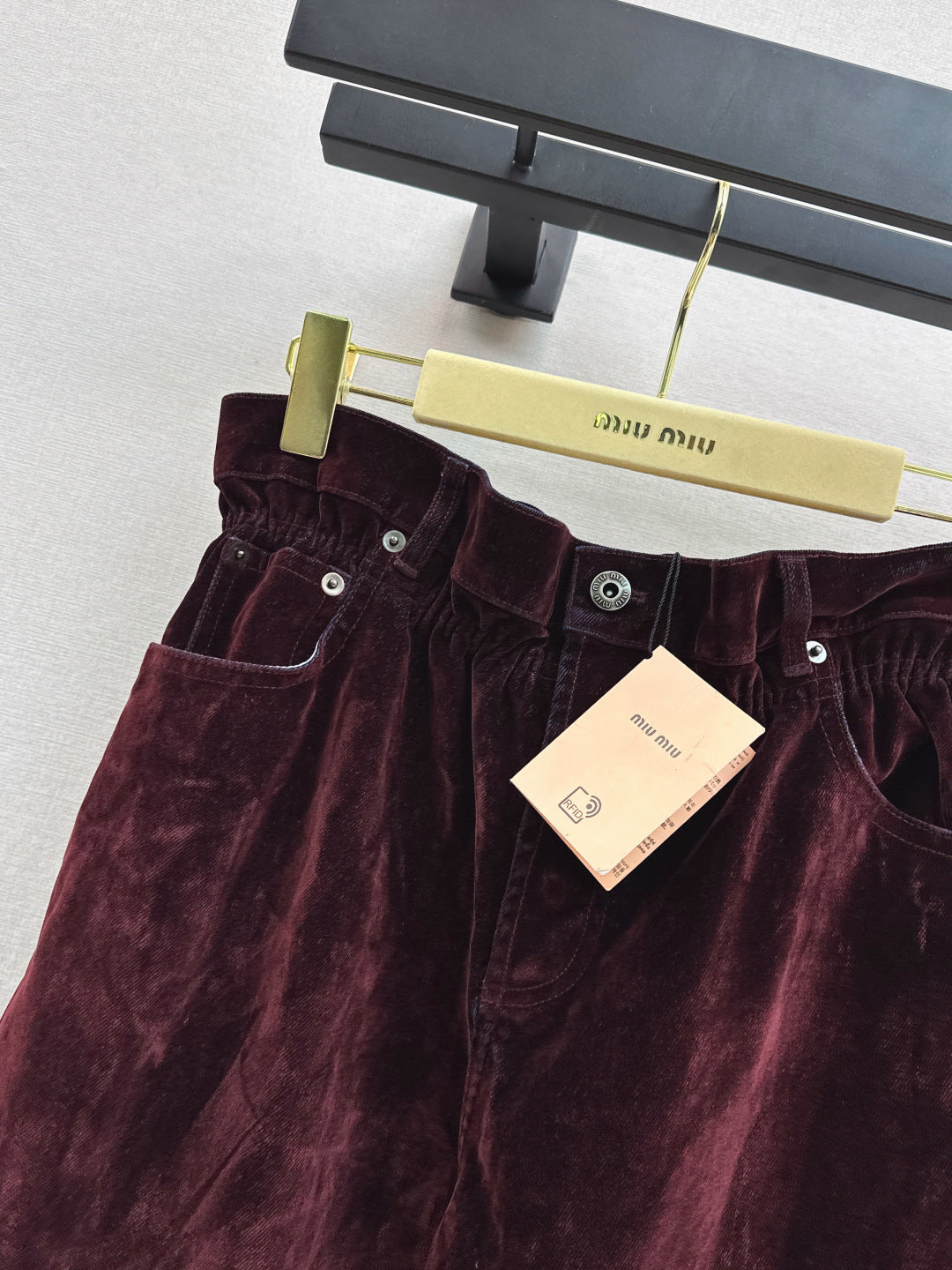 Miu NEW velvet pants