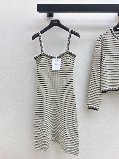 CD NEW striped cardigan