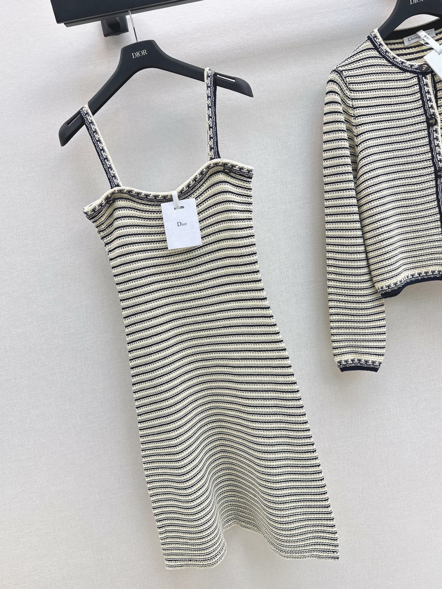 CD NEW striped cardigan