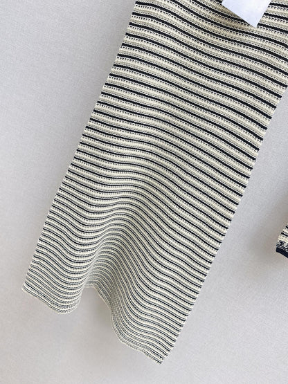 CD NEW striped cardigan