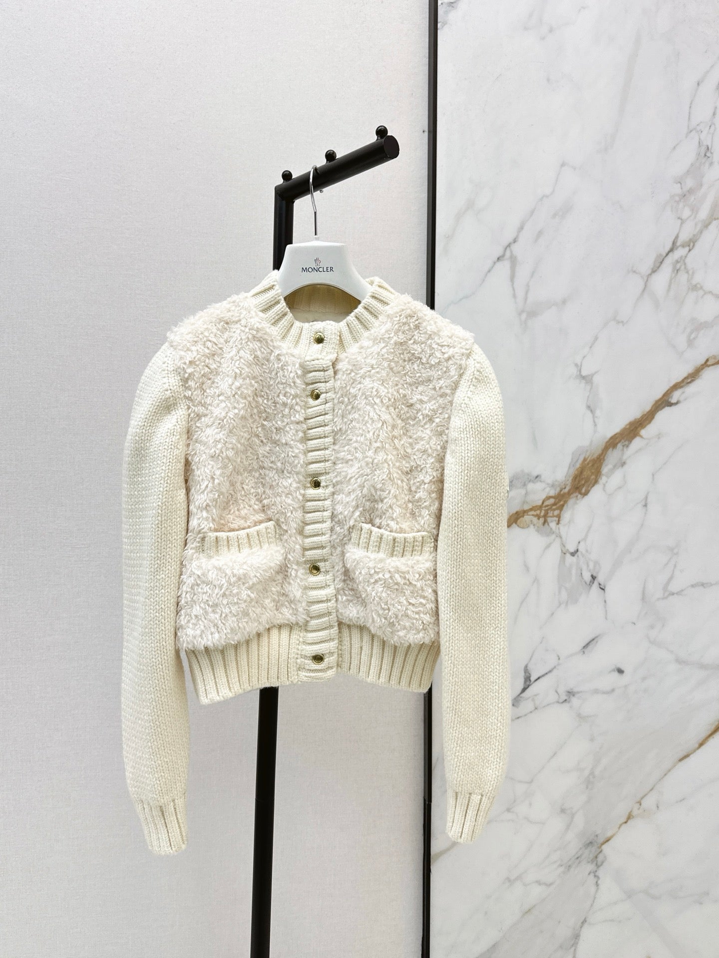 Monc NEW Knitted down jacket