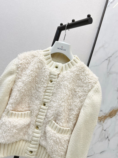 Monc NEW Knitted down jacket