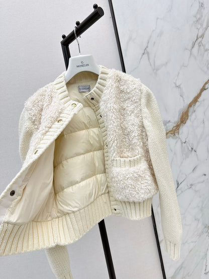 Monc NEW Knitted down jacket