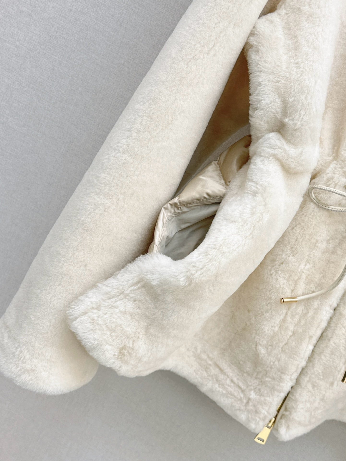 Monc NEW fur down jacket