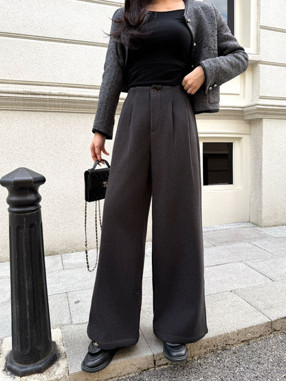 Brun NEW lined straight  pants