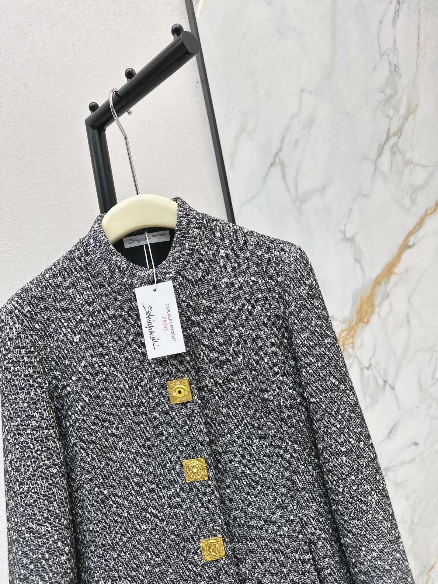 Schl NEW woven long jacket