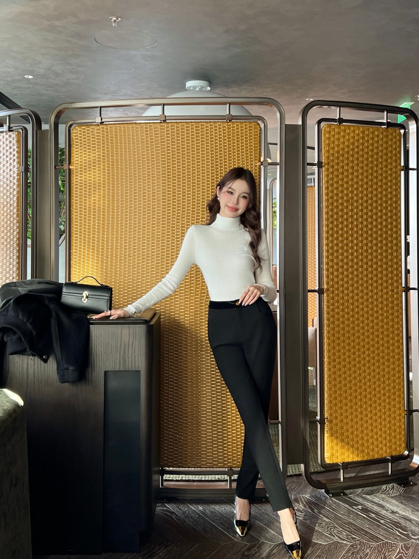 Brun NEW Wool turtleneck base layer