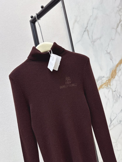 Brun NEW Wool turtleneck base layer