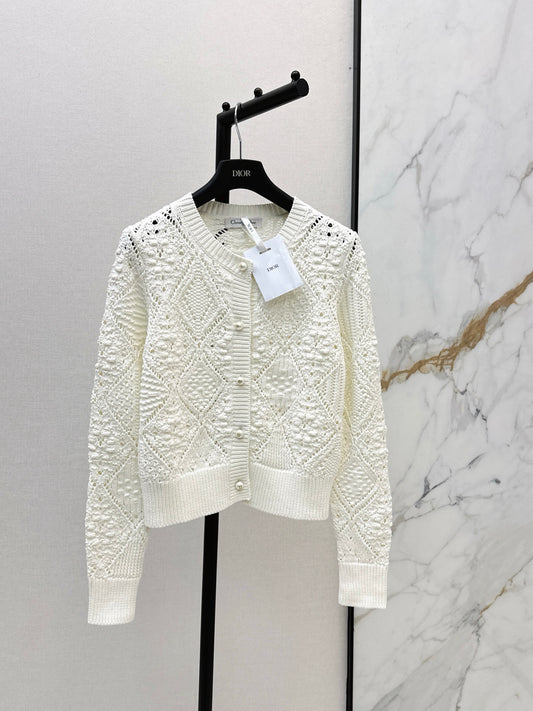 CD NEW Jacquard knit cardigan