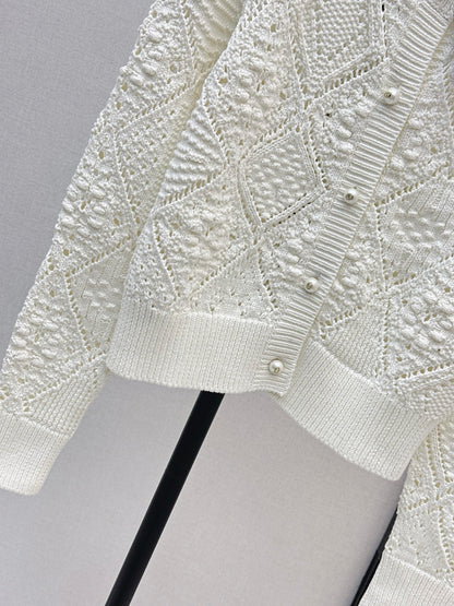 CD NEW Jacquard knit cardigan
