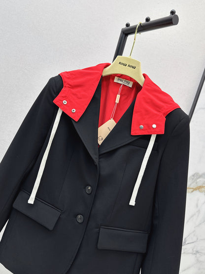 Miu NEW Hooded blazer
