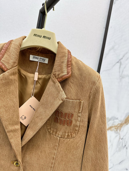 Miu NEW denim blazer