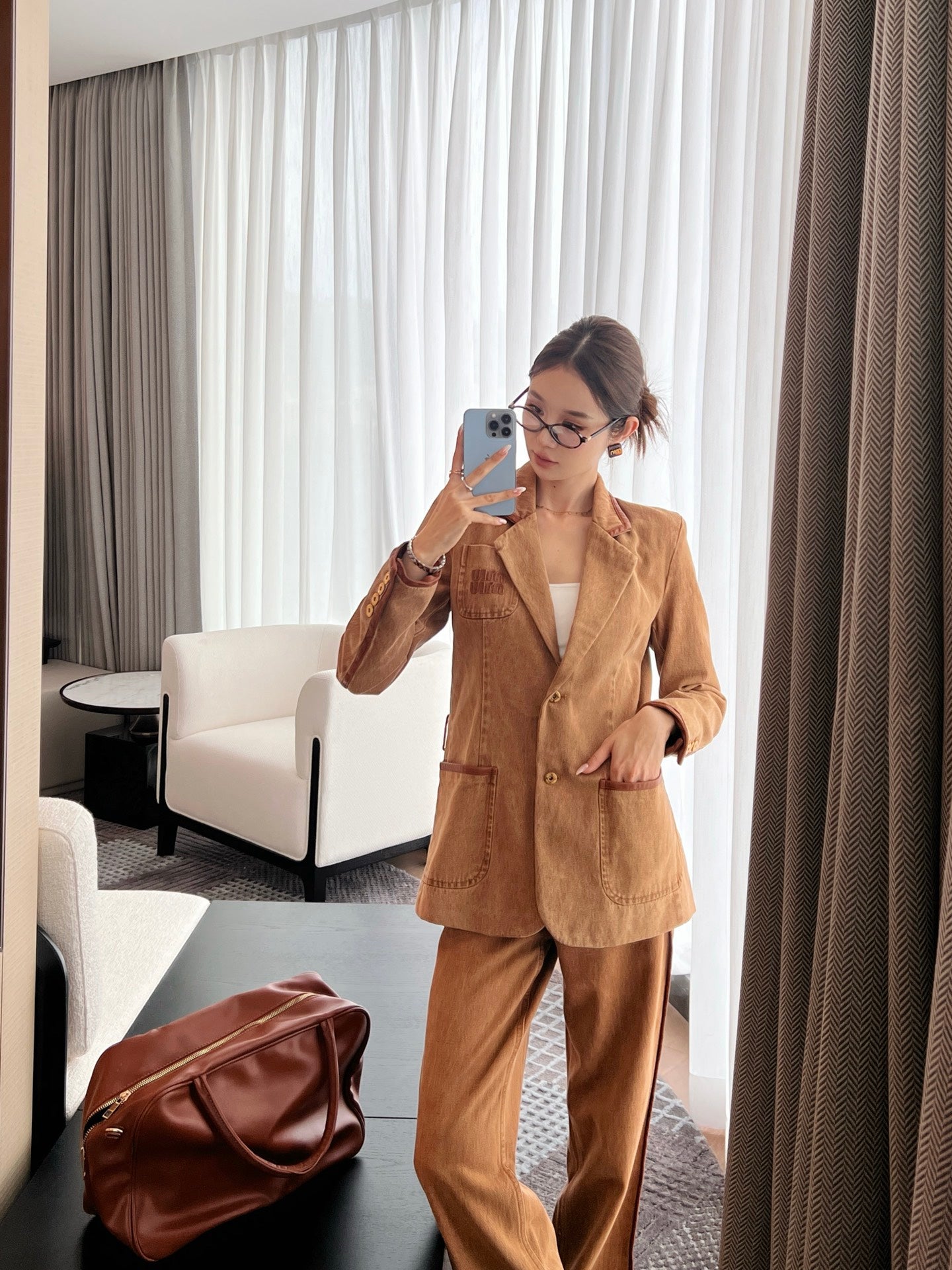 Miu NEW denim blazer