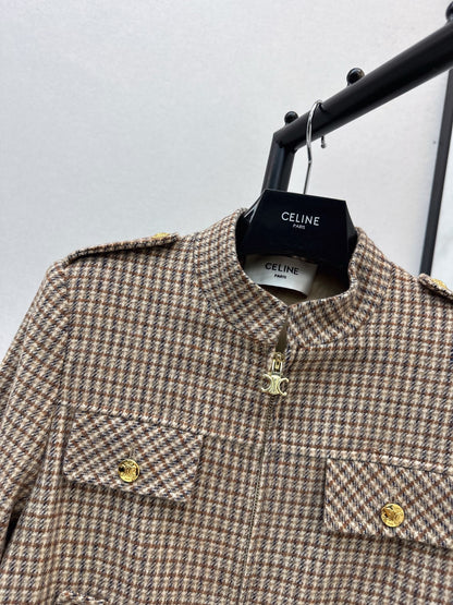 Ce1i NEW houndstooth jacket