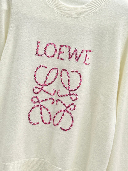 Loe NEW Embroidered sweater