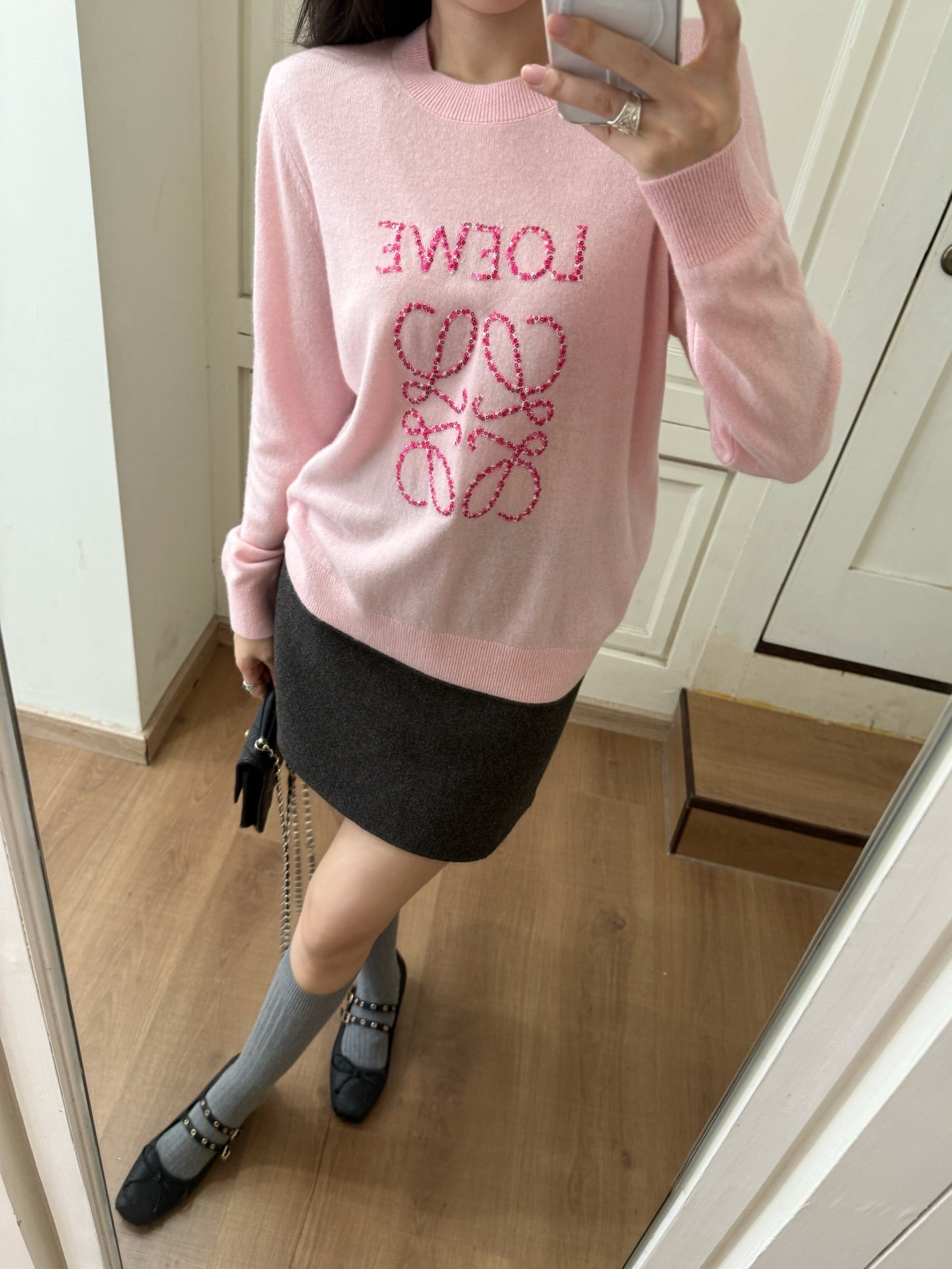 Loe NEW Embroidered sweater