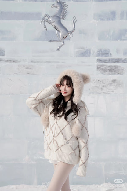 Chan NEW Hooded wool jacket