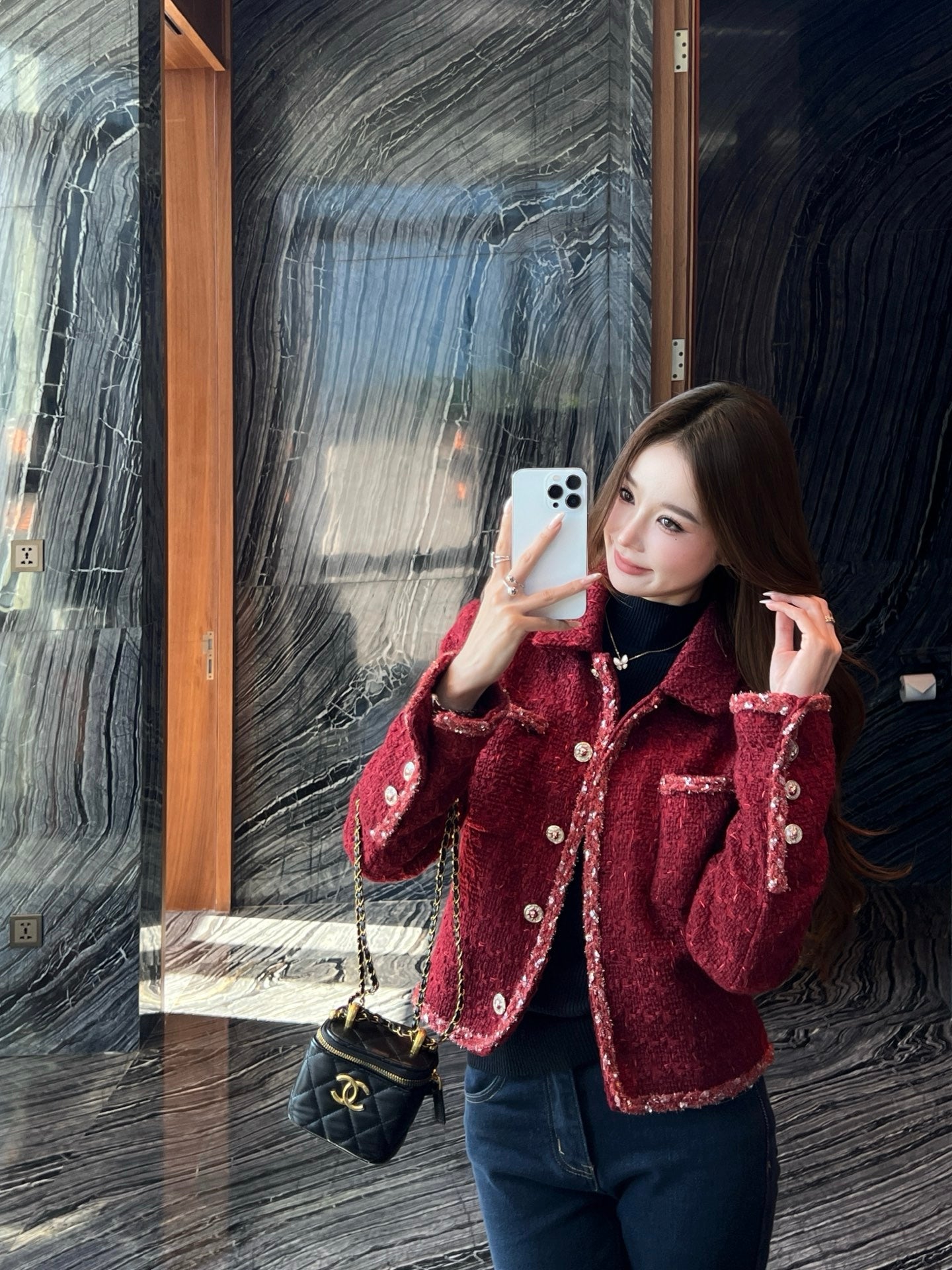 Chan NEW woven jacket