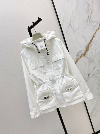 Herm NEW Hooded trench coat