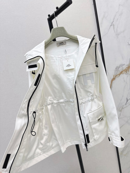 Herm NEW Hooded trench coat