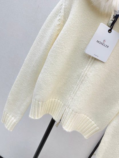 Monc NEW Detachable hooded knit jacket