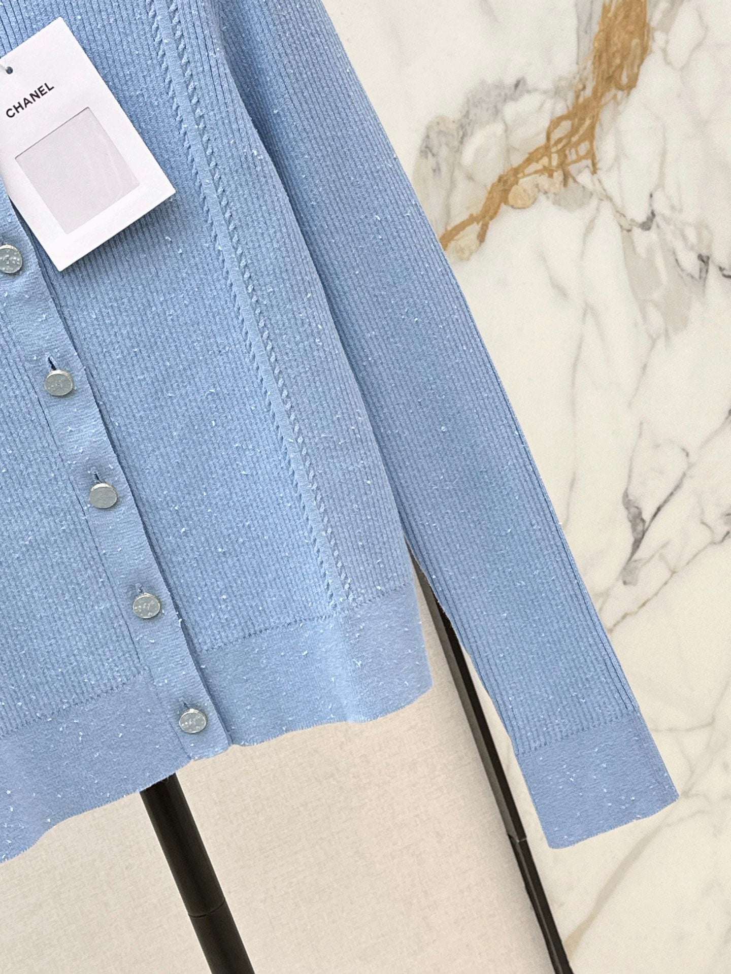 Chan NEW Jacquard knit cardigan