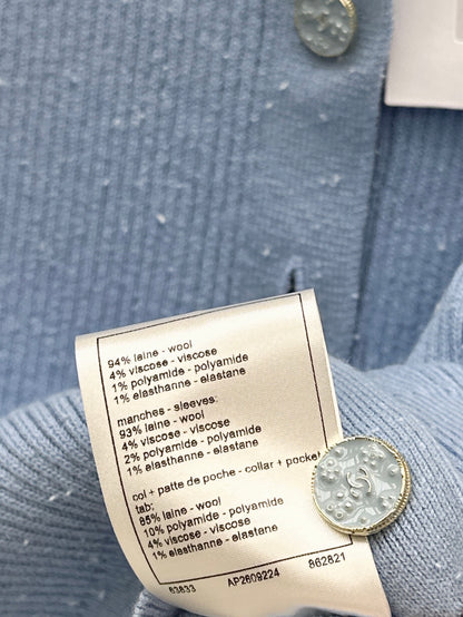 Chan NEW Jacquard knit cardigan