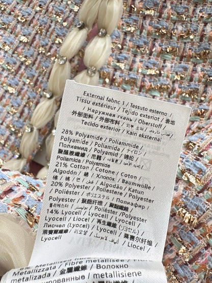 Va1en NEW woven Jacket + Skirt Set