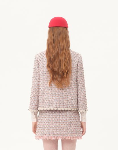 Va1en NEW woven Jacket + Skirt Set