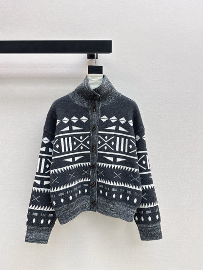 Loro NEW fair isle wool cardigan