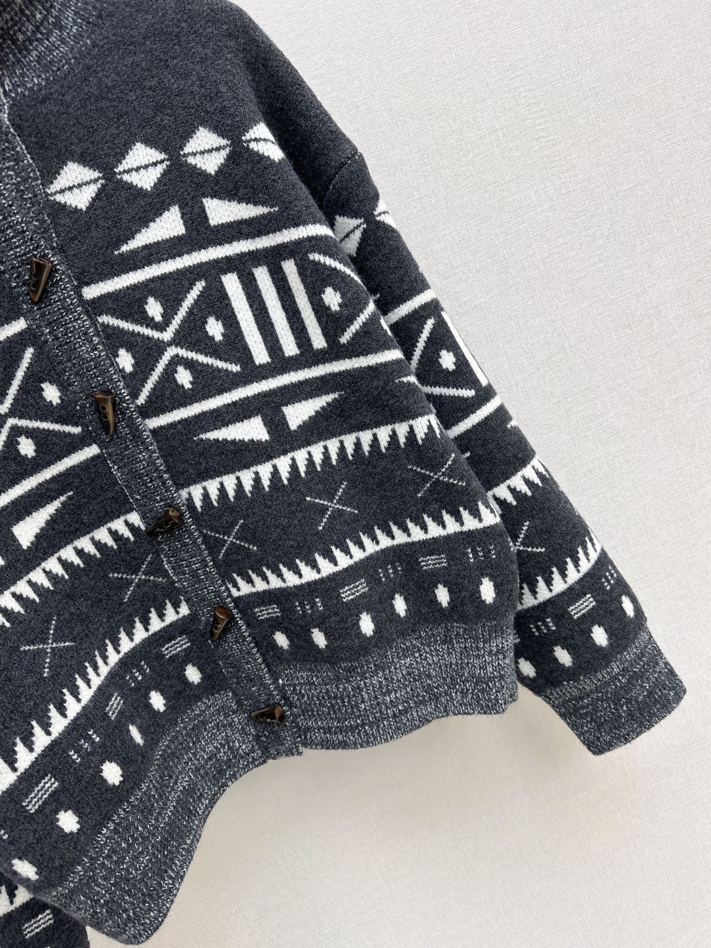 Loro NEW fair isle wool cardigan