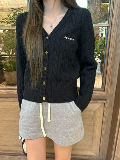 Miu NEW Knitted cardigan