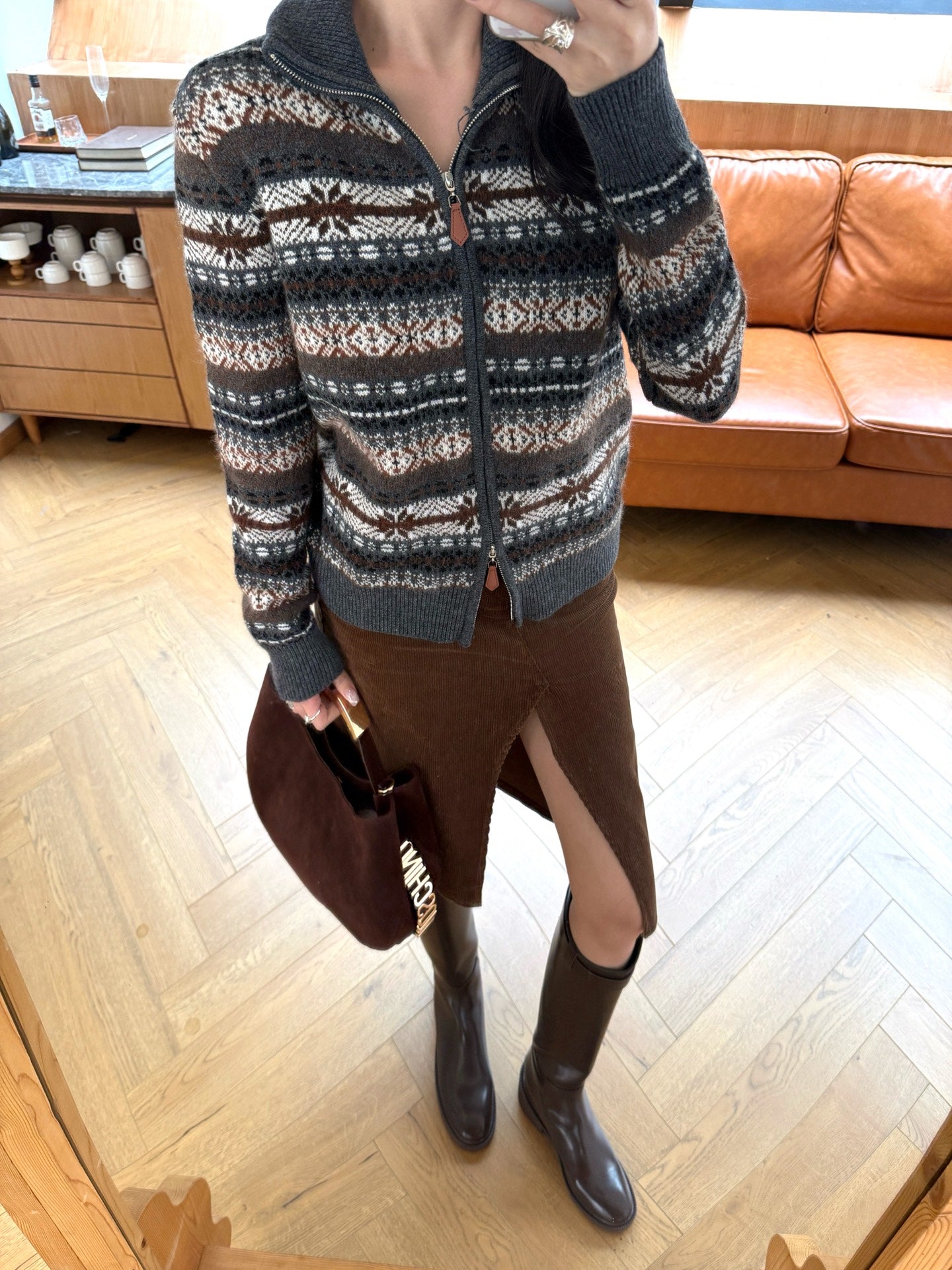 Loro NEW Fair Isle cardigan