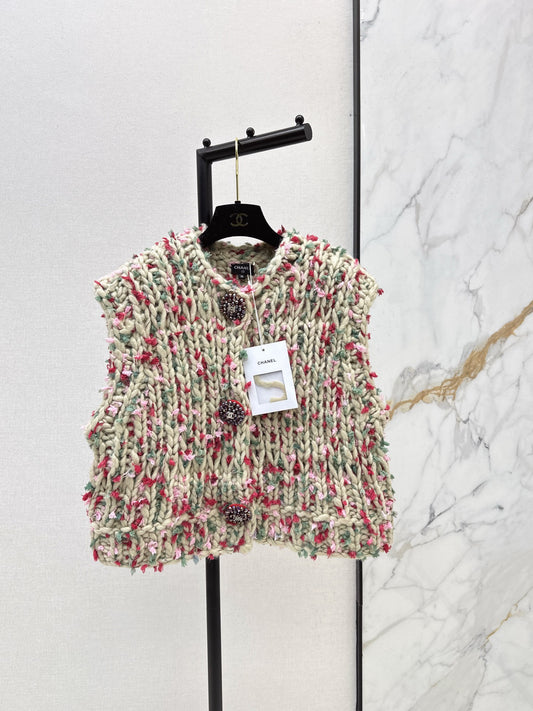 Chan NEW vintage knitted Vest
