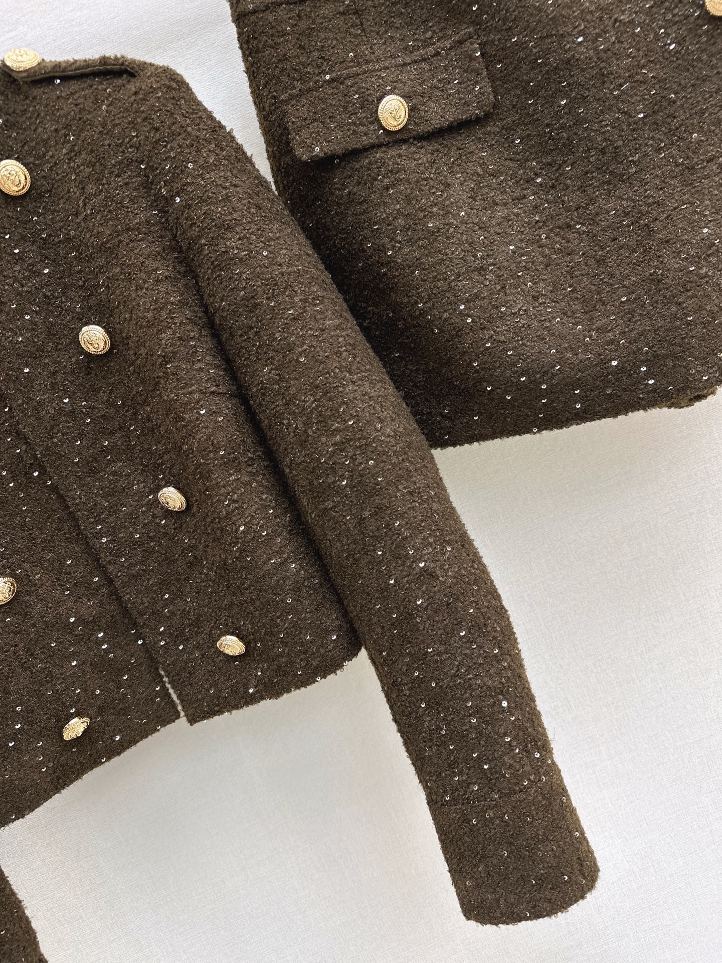 Ba1 NEW button jacket divided skirts set