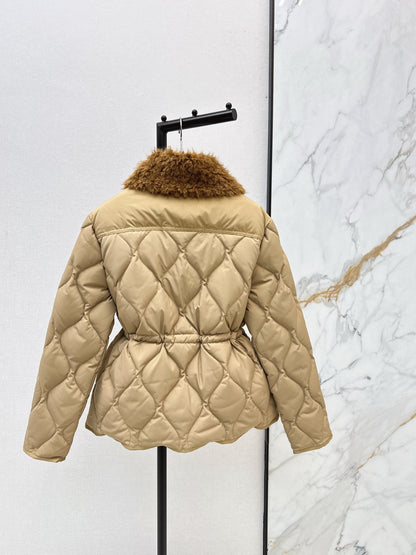 Monc NEW Teddy bear vest + drawstring down jacket set