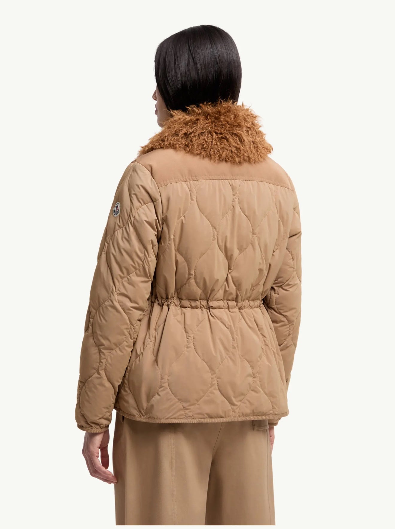 Monc NEW Teddy bear vest + drawstring down jacket set