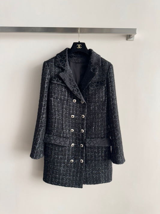 Chan NEW Jacquard tweed jacket