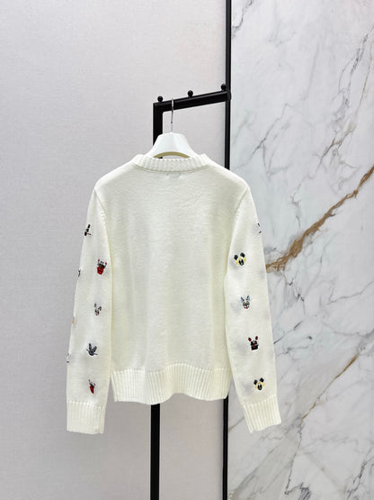 Loe NEW embroidered sweater