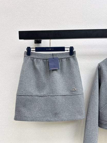 Louis NEW Woolen jacket  skirt set
