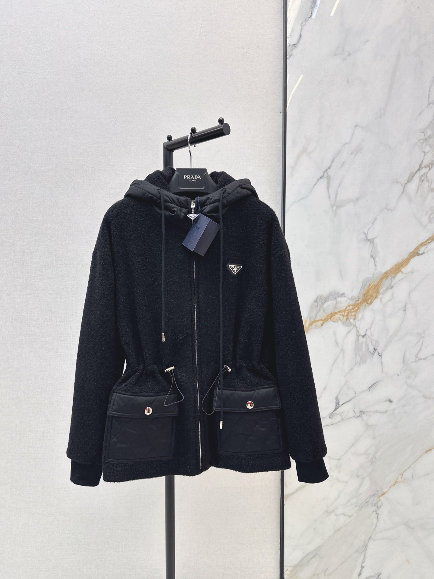 Pra NEW Hooded woolen jacket